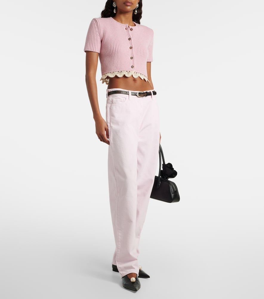 Magda Butrym Mid-rise wide-leg jeans