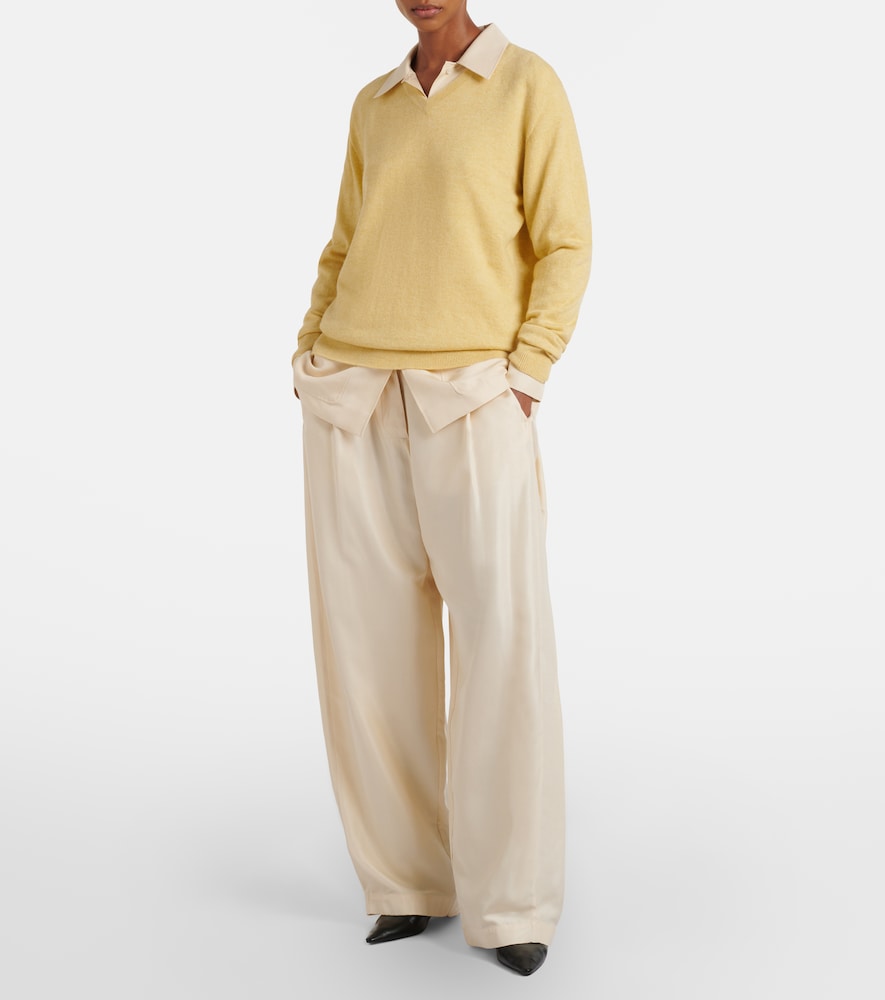 The Row Nian cashmere top