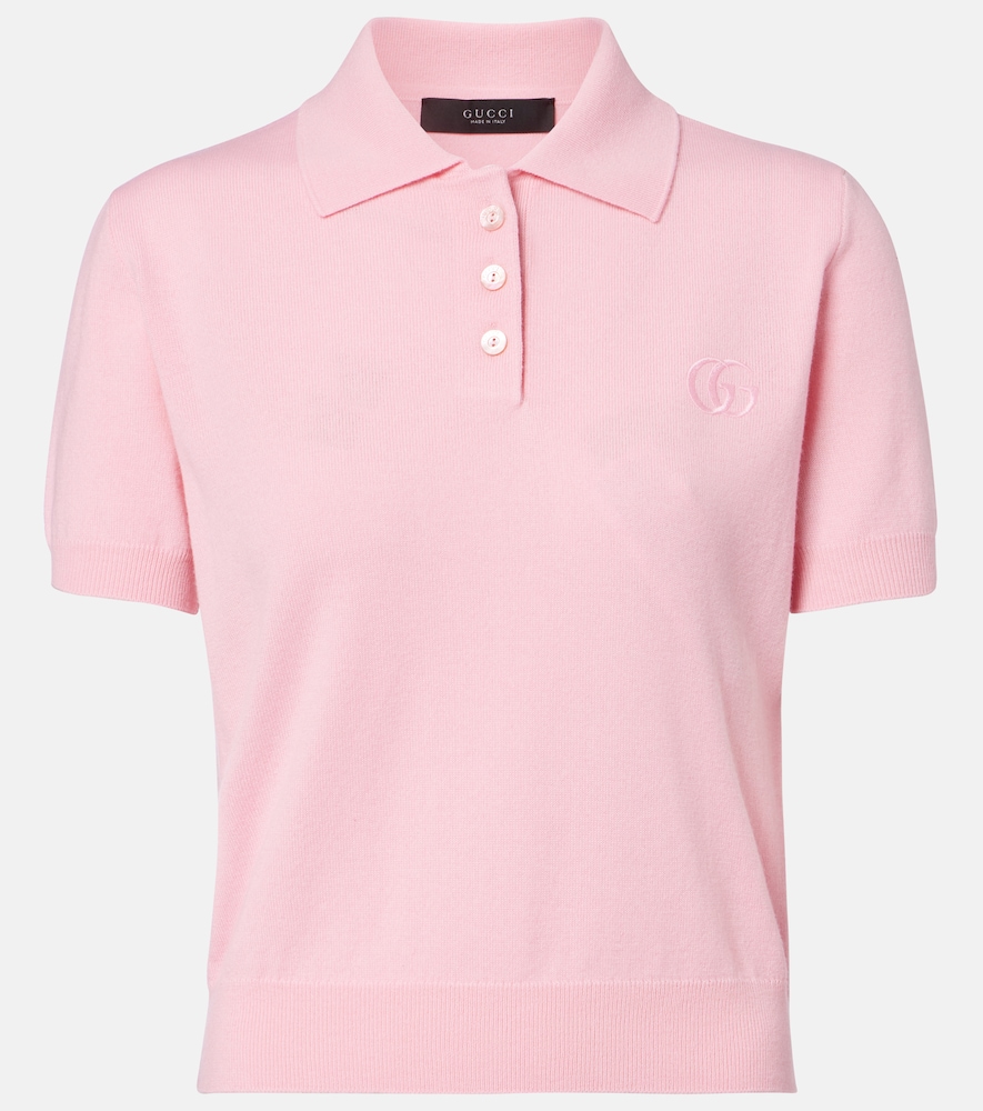 Gucci Double G wool polo shirt