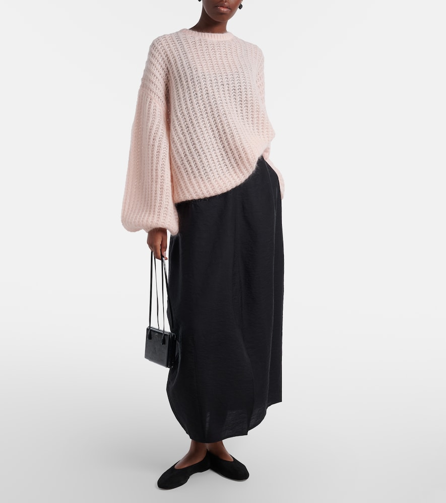  Toteme Toteme Open-knit Oversized Mohair-blend Sweater 