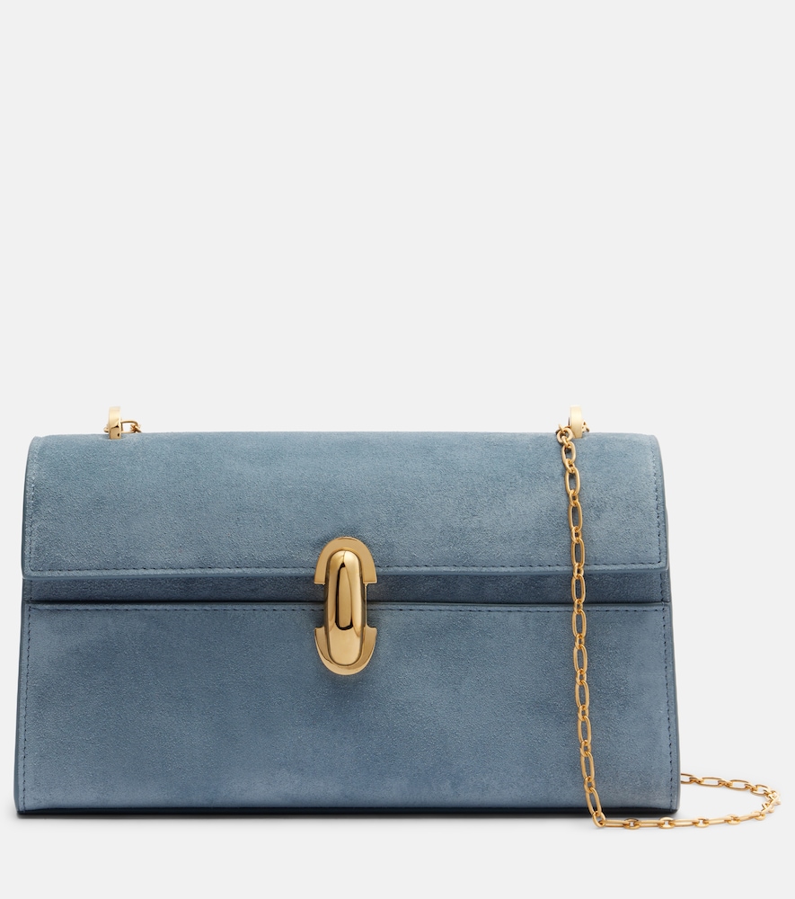 Borsa a tracolla Symmetry Chain Mini in suede