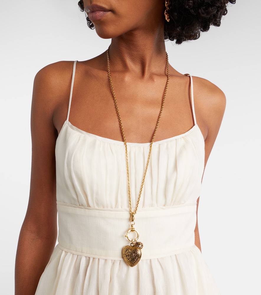  Zimmermann Zimmermann Midikleid Como Aus Leinen Und Seide 