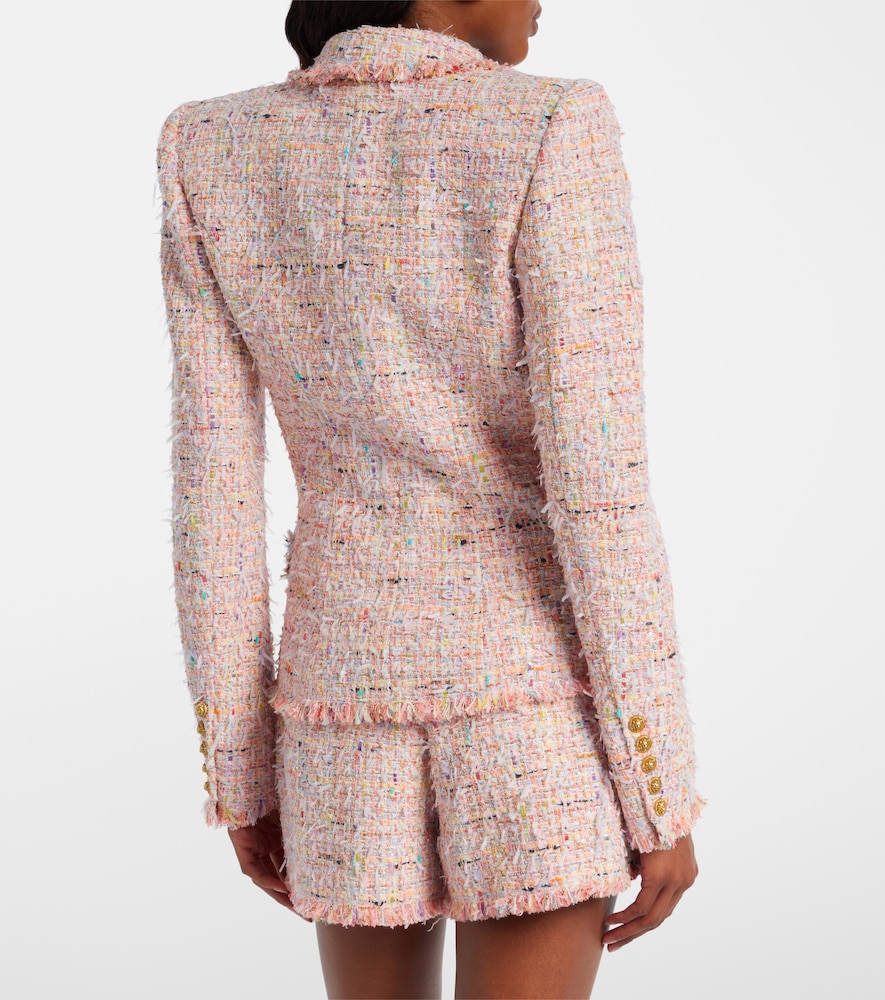  Balmain Balmain Double-breasted Tweed Jacket 