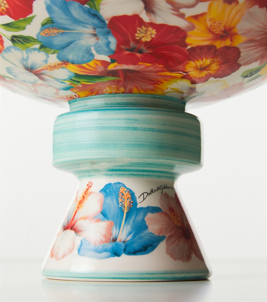  Dolce&gabbana Casa Dolce&gabbana Casa Floral Ceramic Serving Stand 