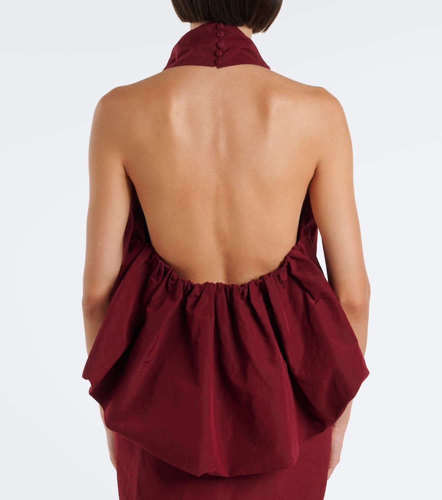 Halterneck Cotton And Top
