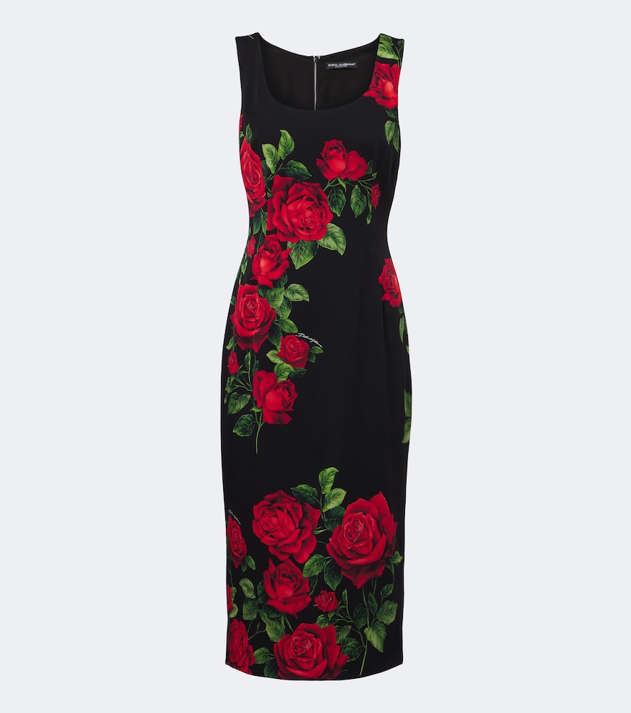 Midikleid aus einem Seidengemisch