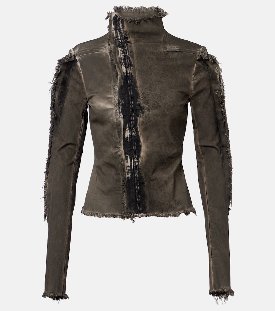 Distressed-Jeansjacke Gary
