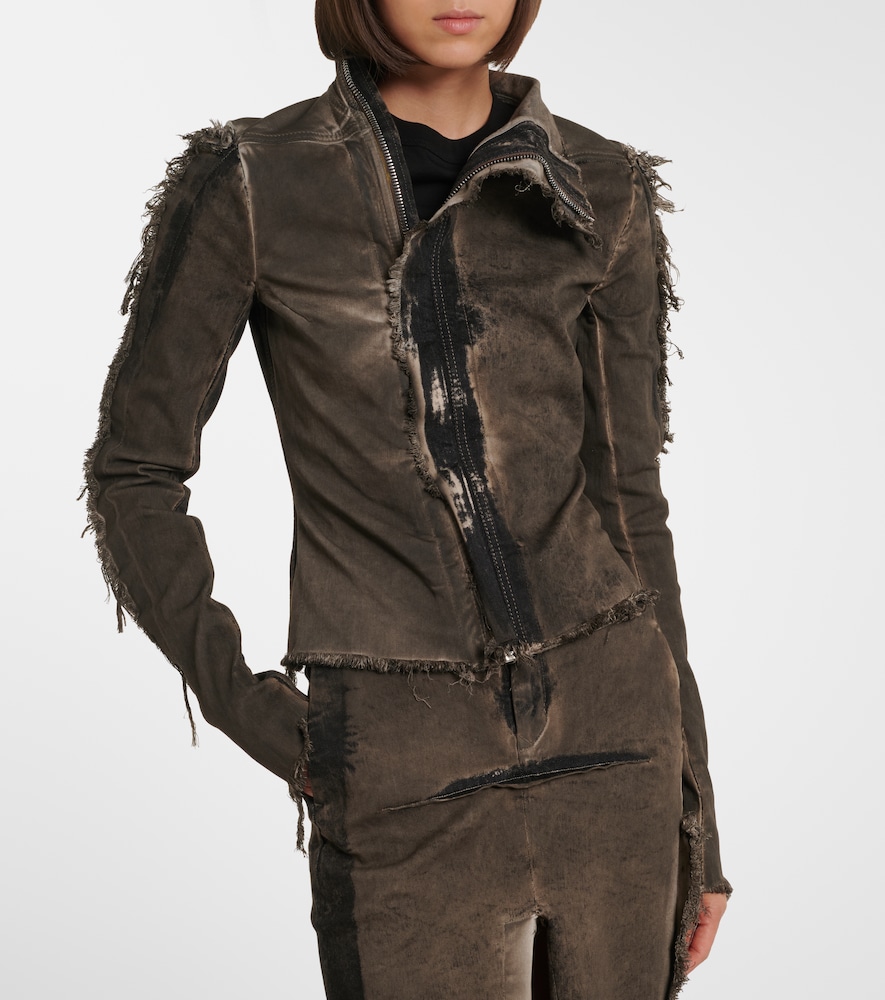  Rick Owens Rick Owens Gary Distressed Denim Jacket 