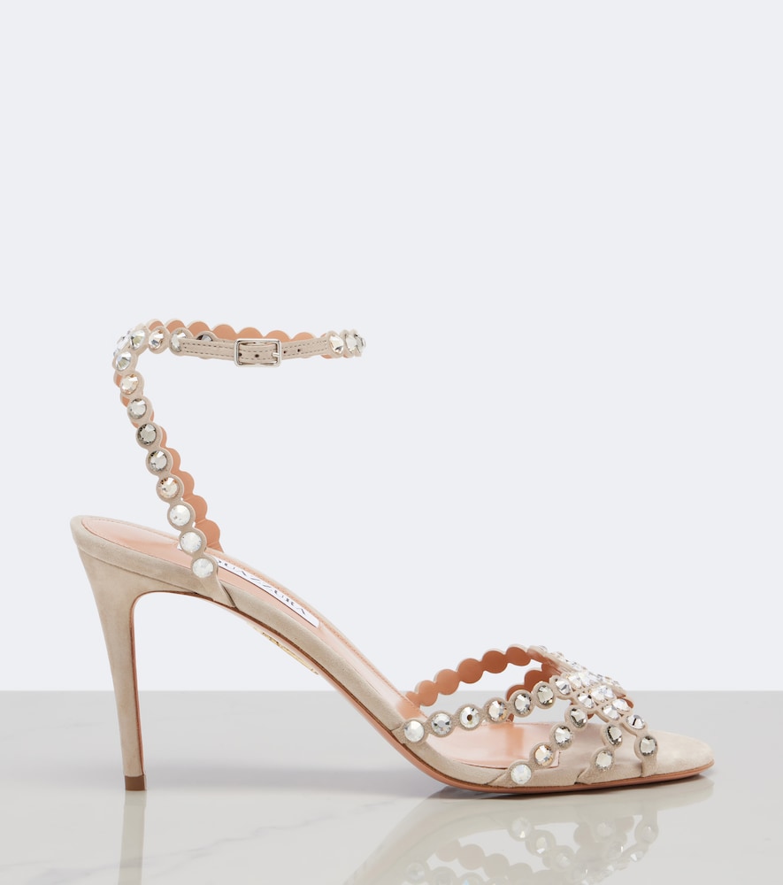 Aquazzura Tequila embellished suede sandals | Thumbnail 3 Aquazzura Tequila embellished suede sandals | Thumbnail 3