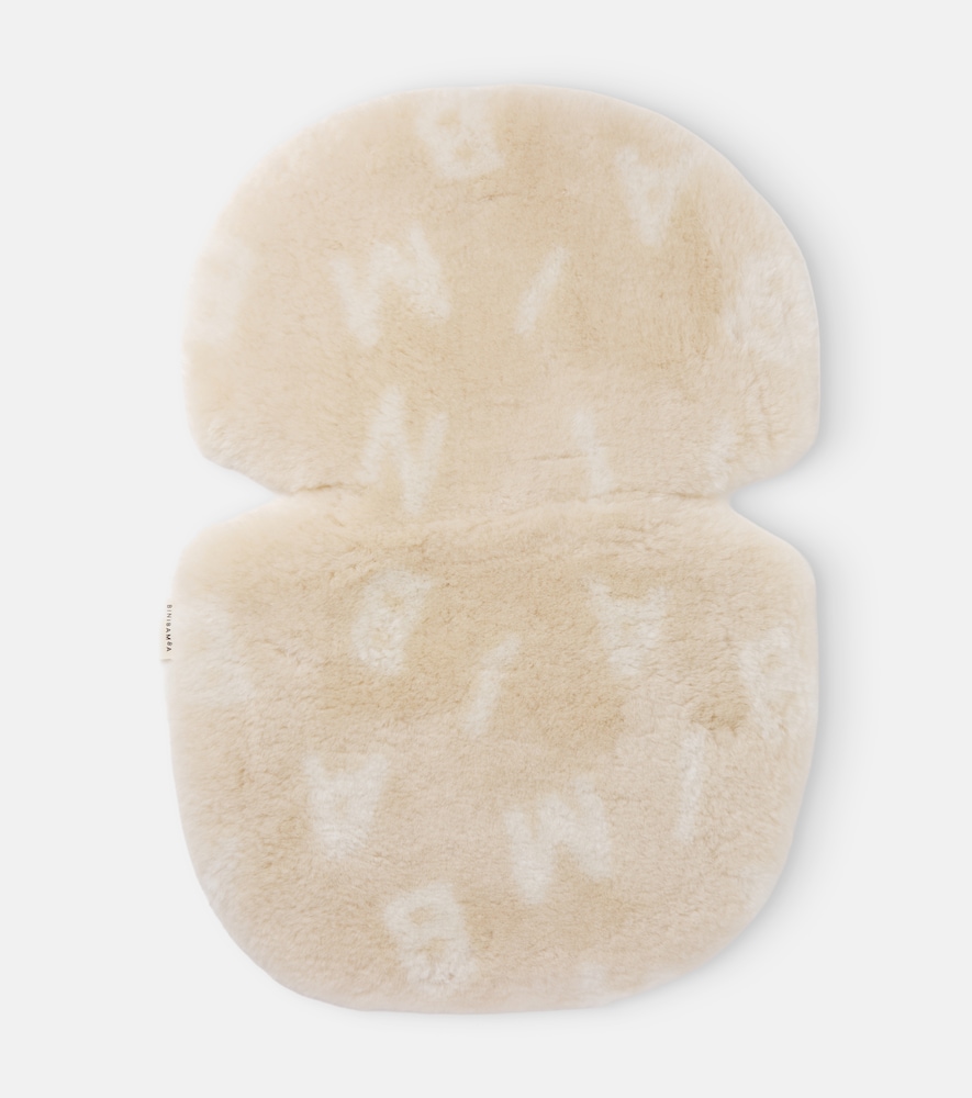 Binibamba Kids' Snuggler®印花羊毛皮婴儿车垫 In Alphabet