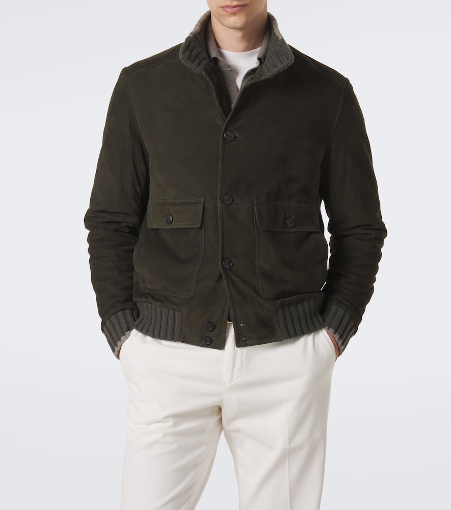 Cashmere-Trimmed Jacket