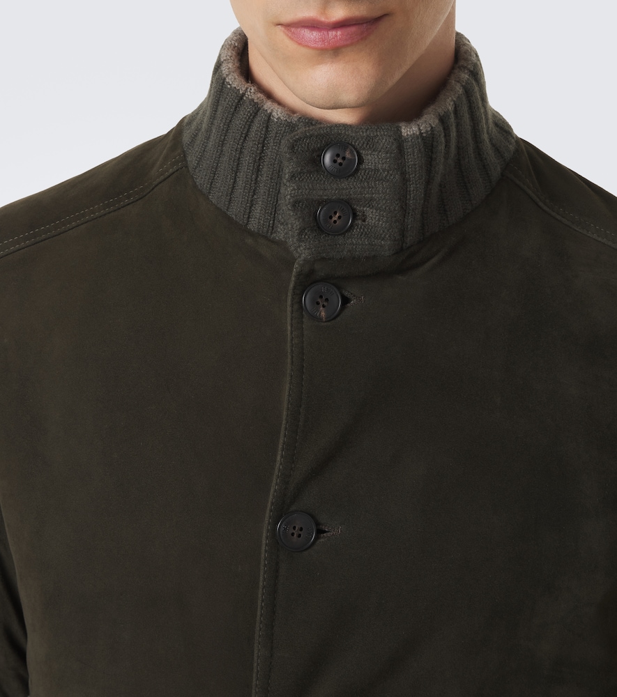 Cashmere-Trimmed Jacket