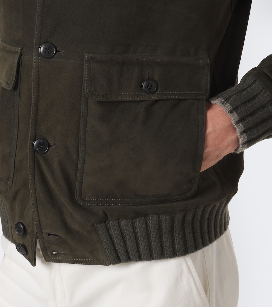 Cashmere-Trimmed Jacket