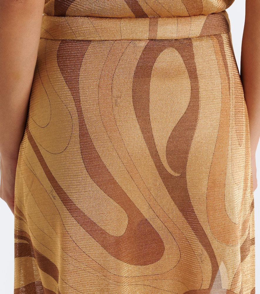 Pucci Marmo Lurex® Voile Miniskirt