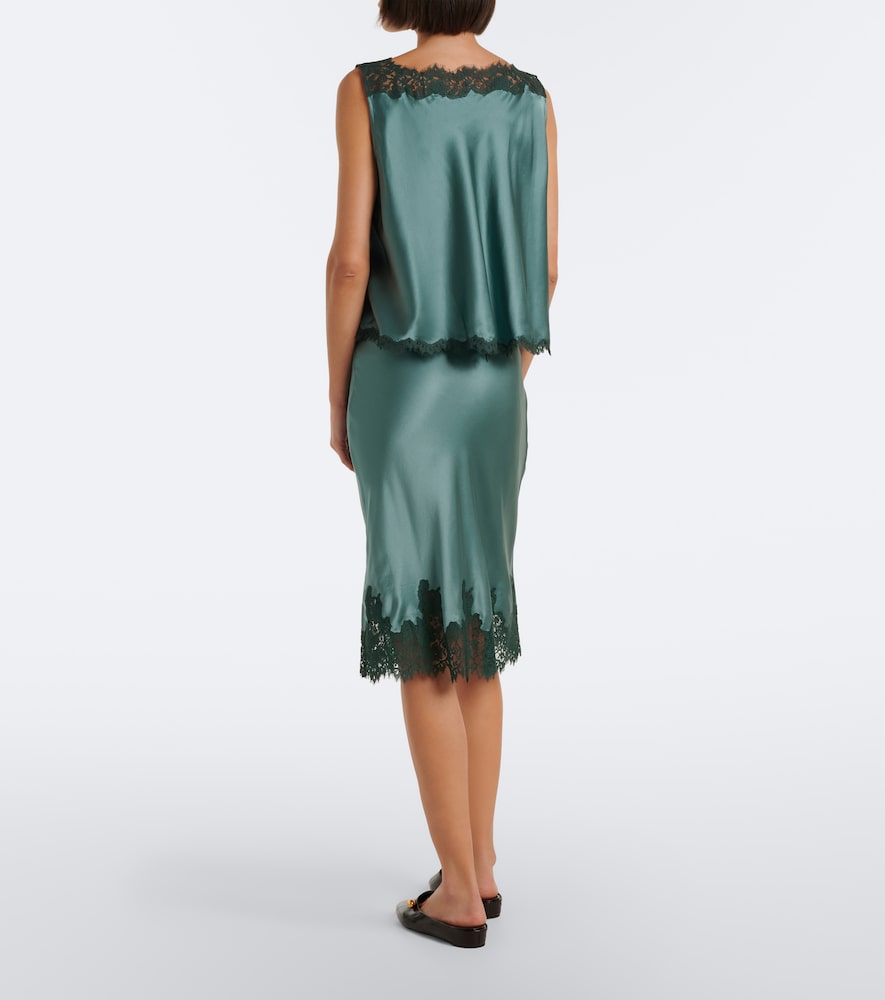 Dôen Elowette Lace-Trimmed Midi