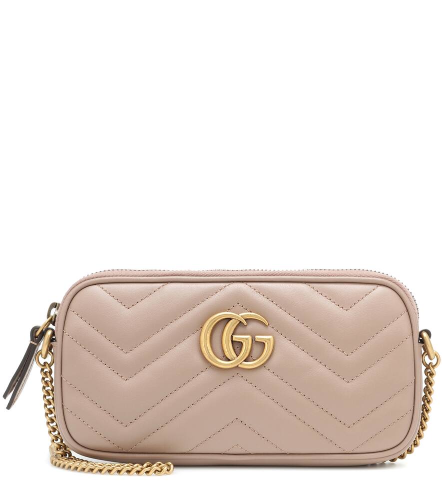 GG Marmont Mini Camera shoulder bagrose