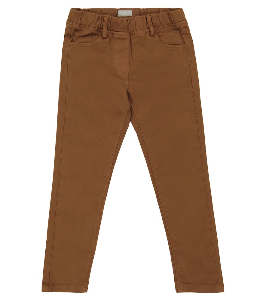 Il Gufo Stretch-cotton twill pants