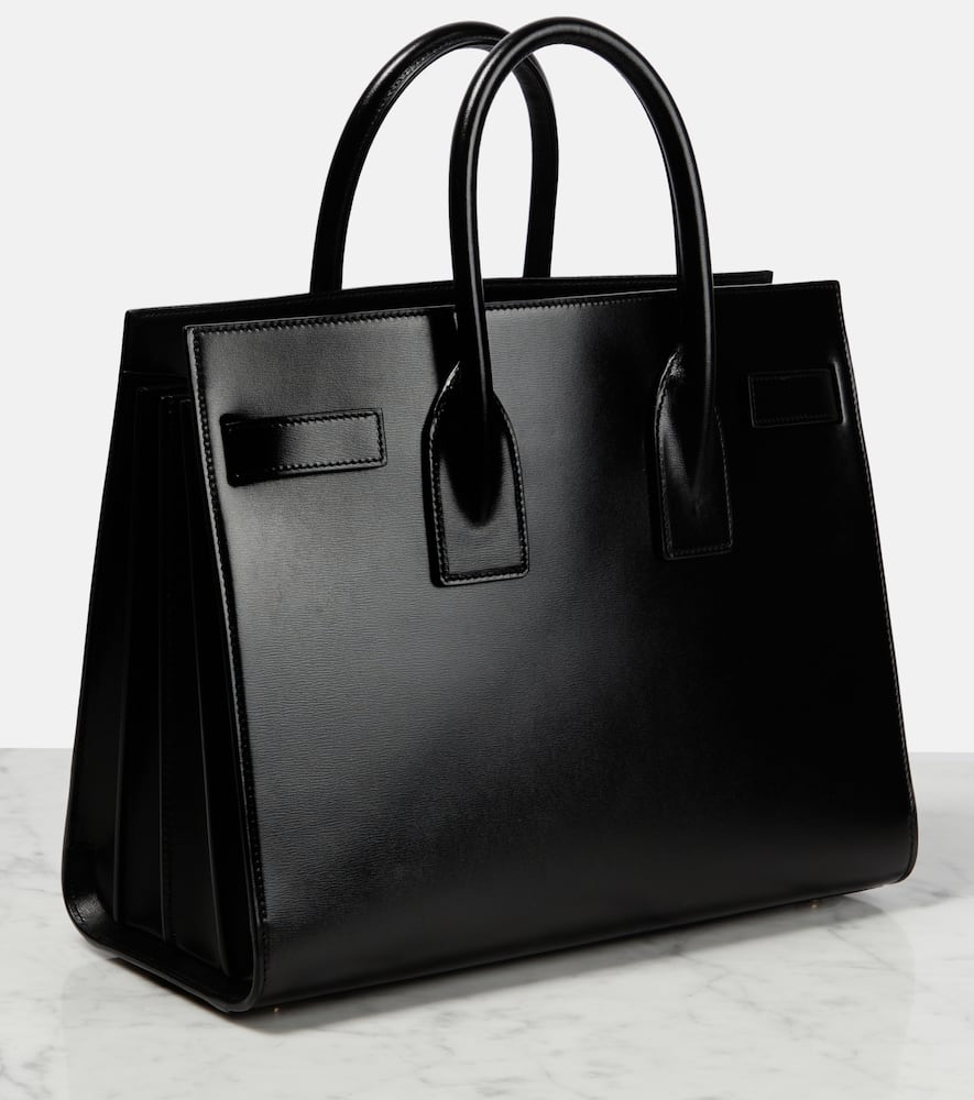SAINT LAURENT SAC DE JOUR SMALL LEATHER TOTE BAG