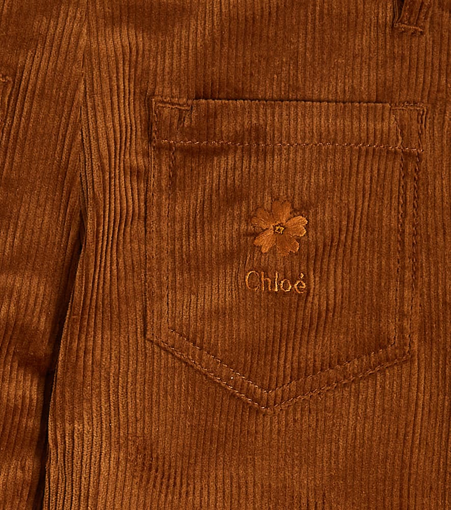 Chloé Corduroy Pants In Brown