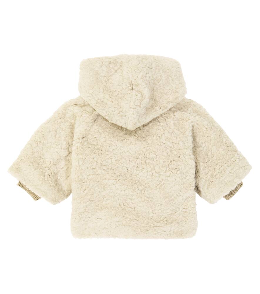 1+ In The Family Baby Guido Faux Shearling Jacket In White