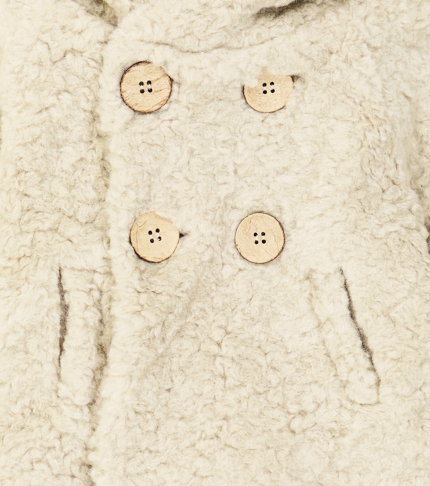 1+ In The Family Baby Guido Faux Shearling Jacket In White