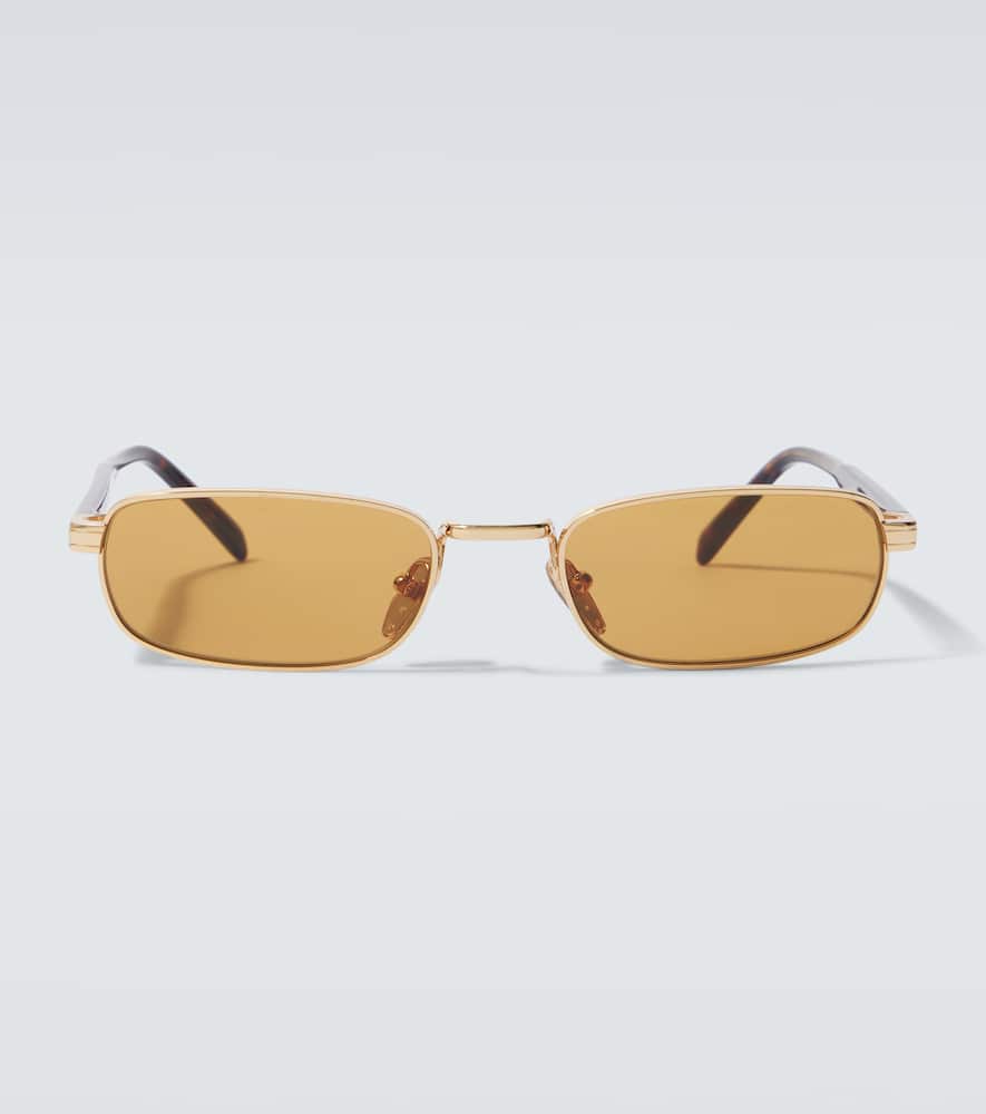 Logo rectangular sunglasses