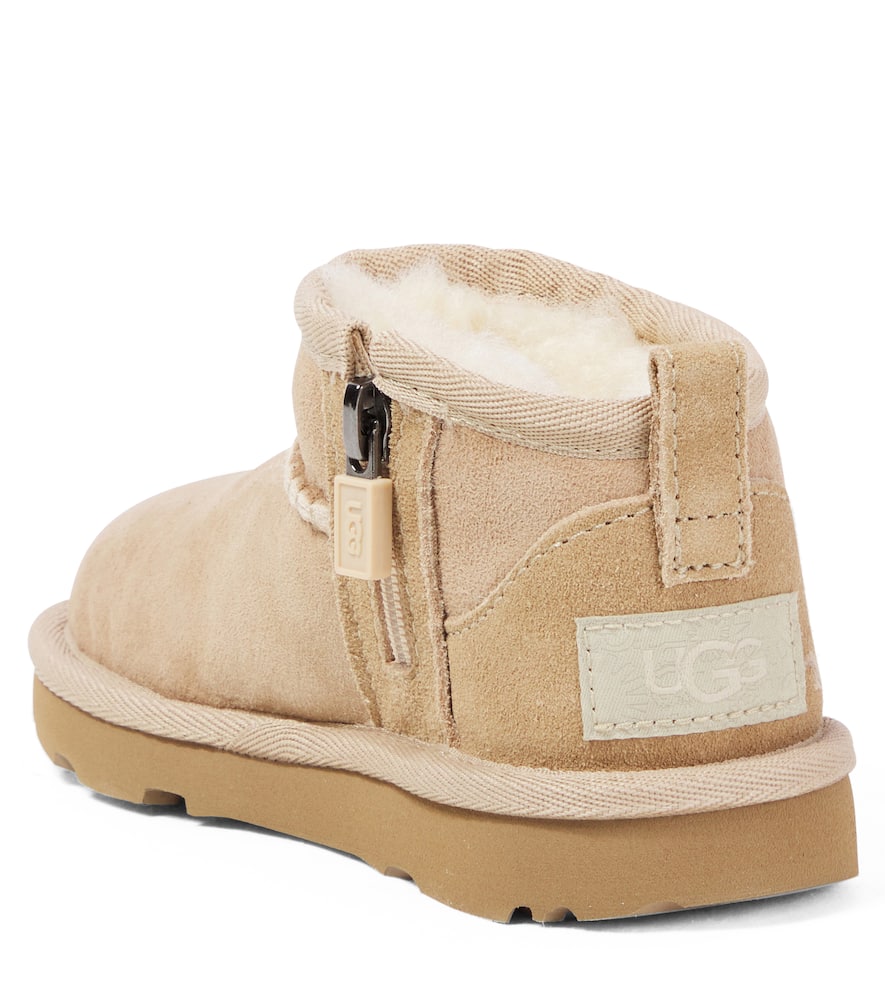 Ugg Classic Ultra Mini Suede Boots In Sand