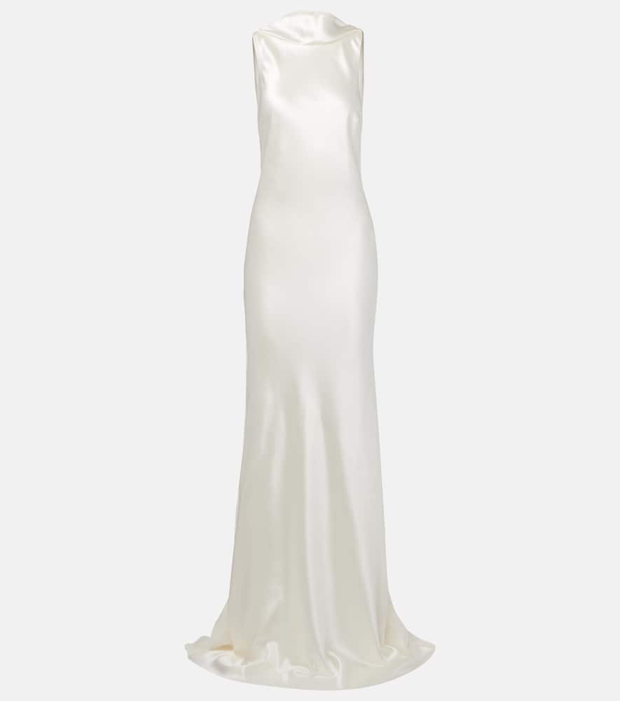 Bridal Arlo wool and silk gown