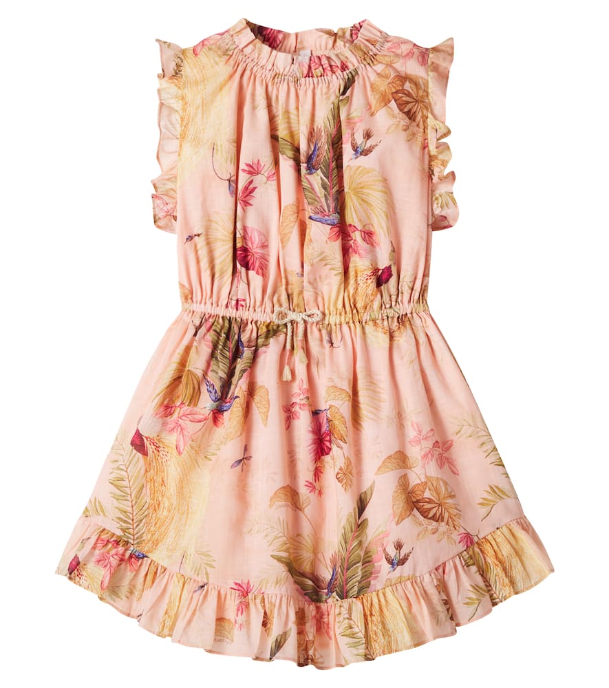Zimmermann Cotton Rhiannon Flip Dress In Pink