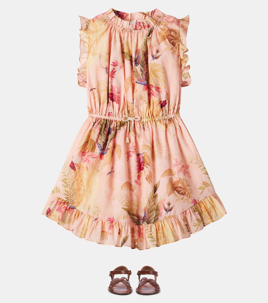 Zimmermann Cotton Rhiannon Flip Dress In Pink