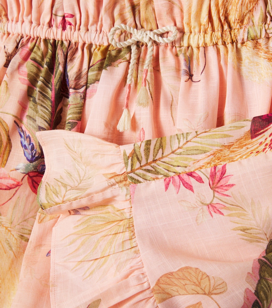 Zimmermann Cotton Rhiannon Flip Dress In Pink