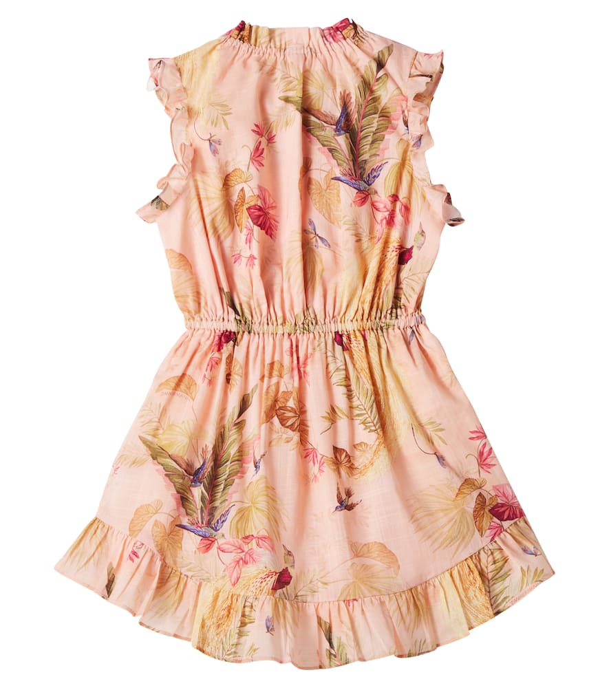 Zimmermann Cotton Rhiannon Flip Dress In Pink