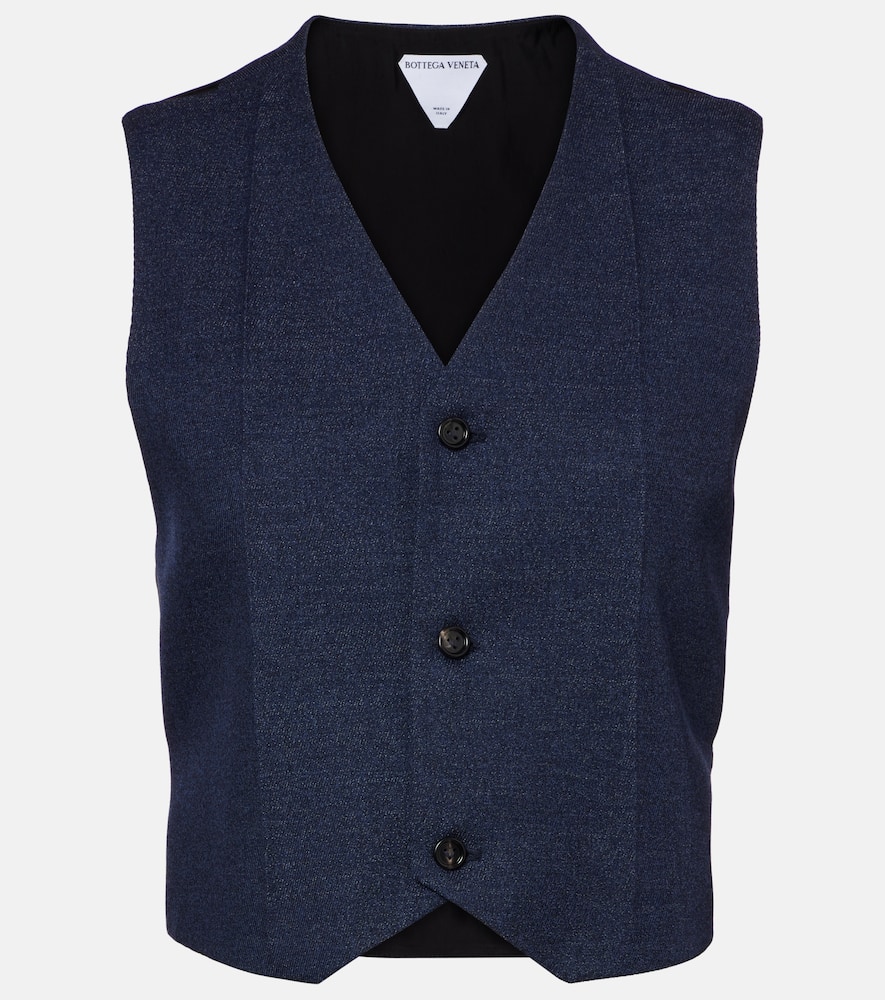 Wool drill vest