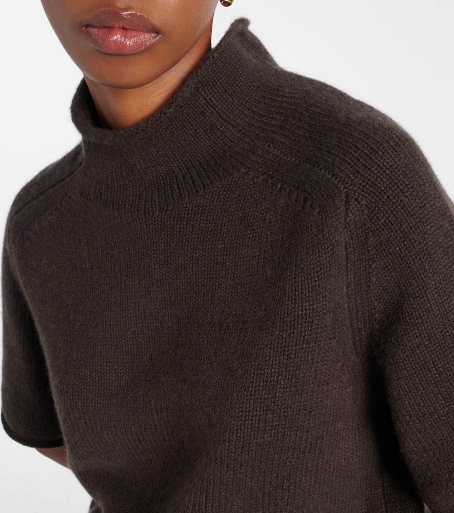 Lisa Yang Fride Knitted Cashmere Top In Brown