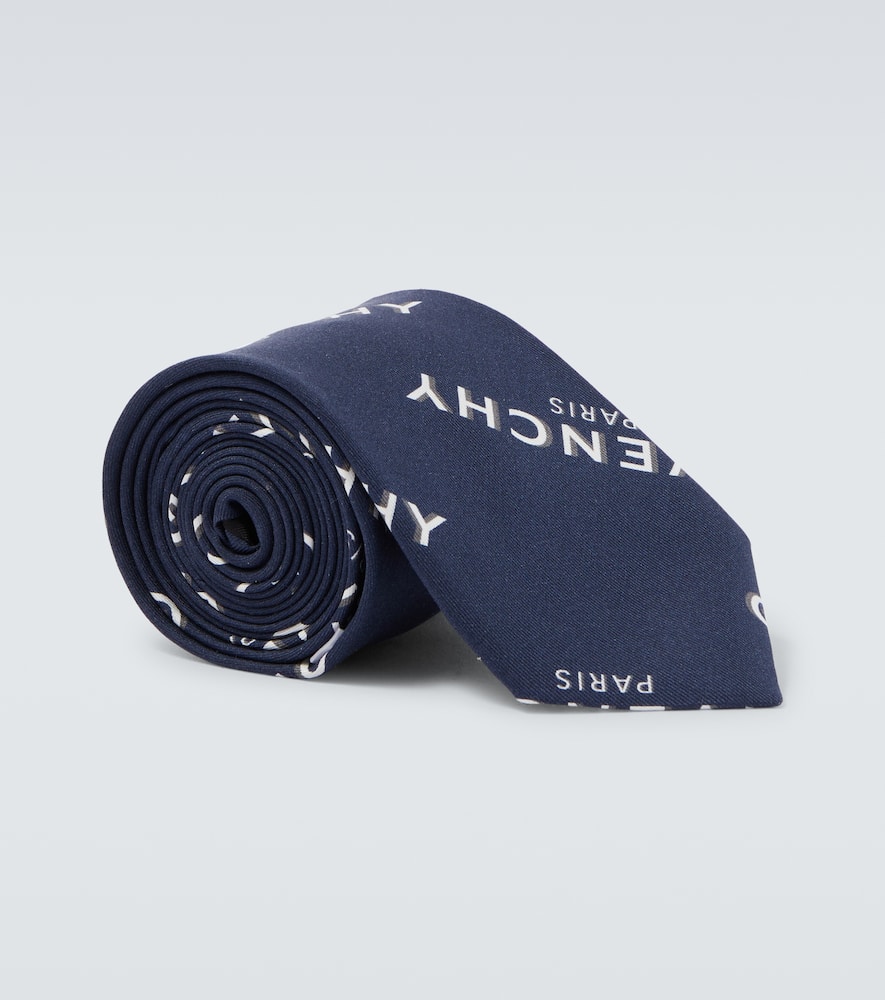 Givenchy Givenchy Shadow silk tie