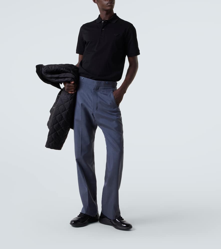 Prada Logoed Polo Shirt