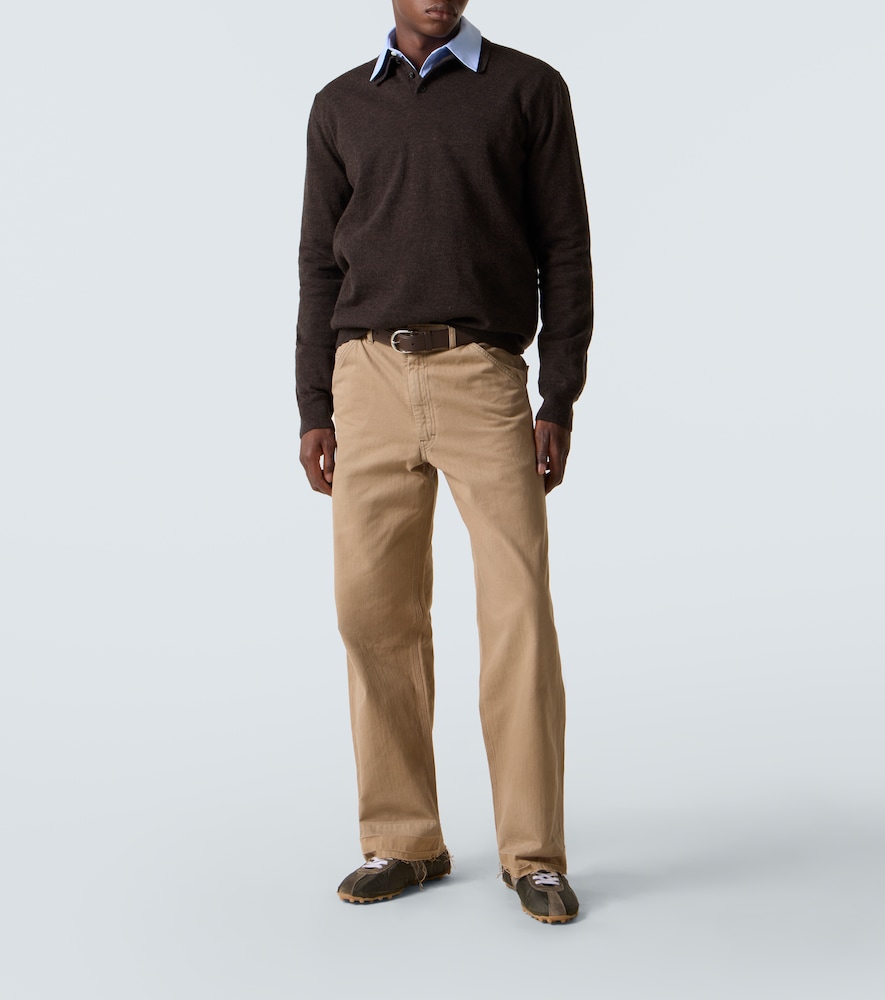  Maison Margiela Maison Margiela Polopullover Aus Wolle 