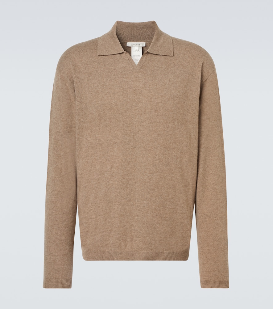 Franz cashmere polo sweater