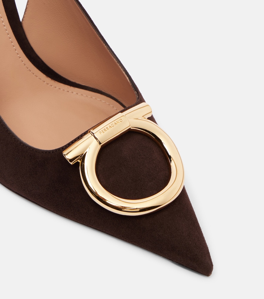  Ferragamo Ferragamo Slingback-pumps Sara Maxi Gancini 