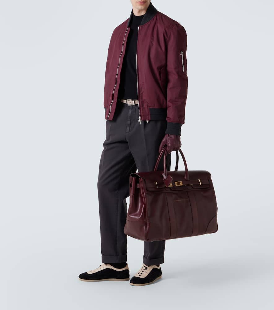 Brunello Cucinelli Suede Panelled Sneakers In Black