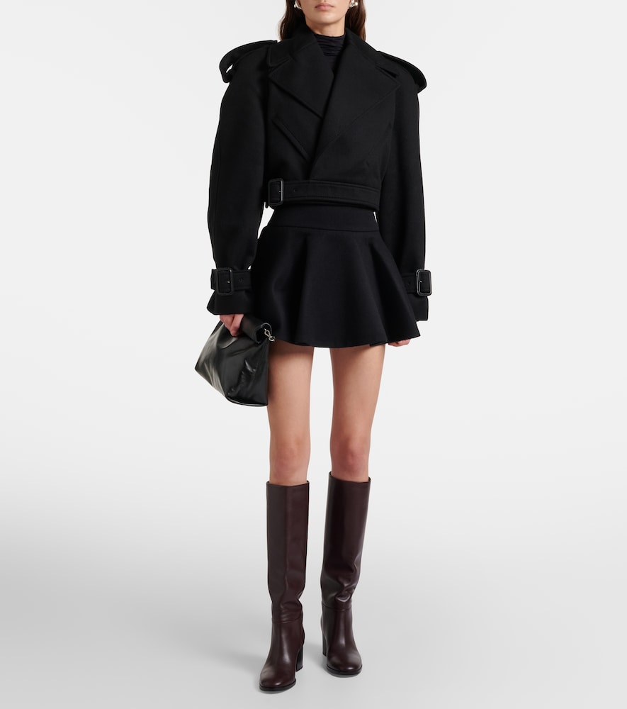  Wardrobe.nyc Wardrobe.nyc Circle Wool Miniskirt 