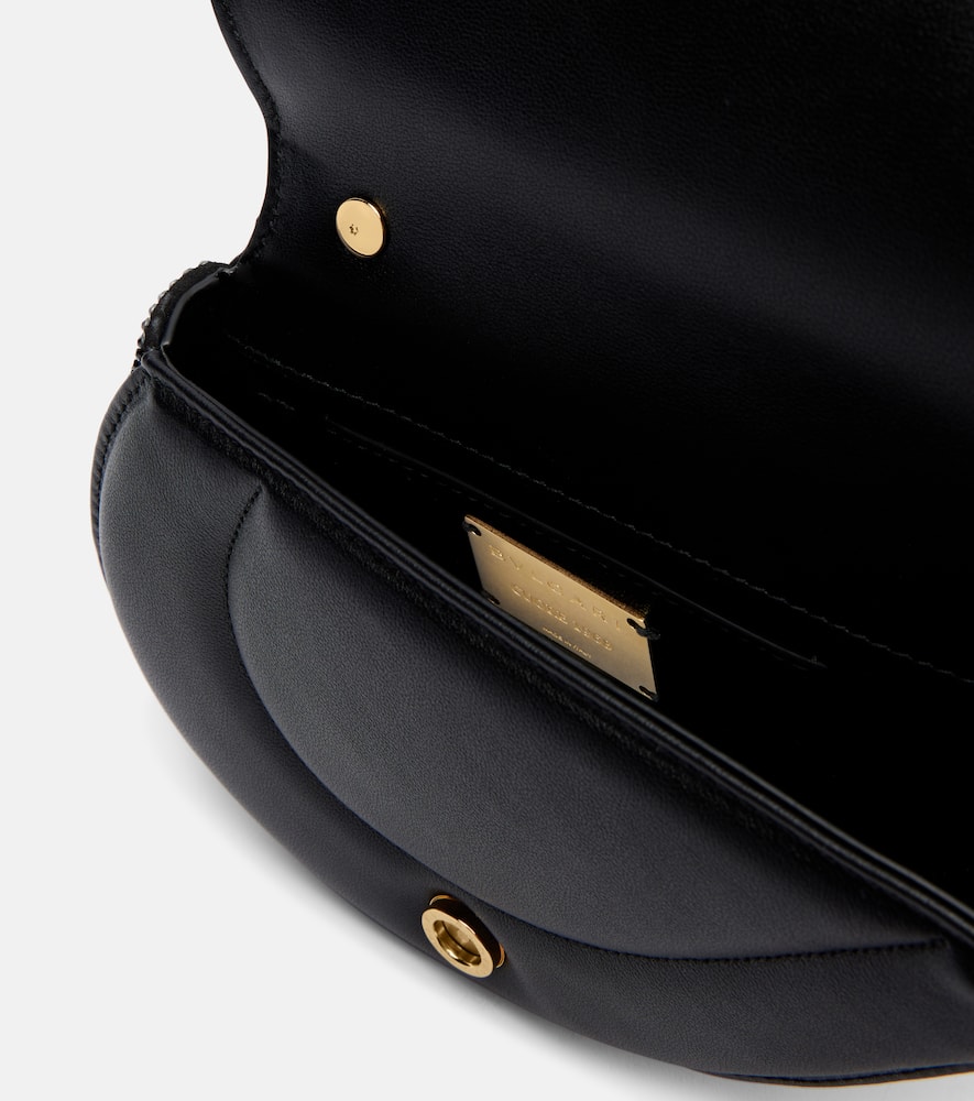 Bvlgari Serpenti Cuore 1968 Small Suede Tote Bag In Black