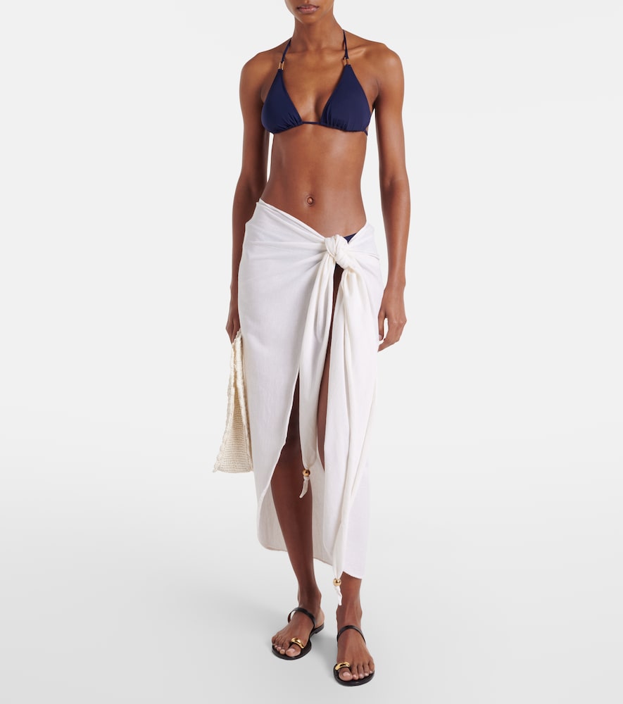Melissa Odabash Winnie cotton and linen beach cover-up