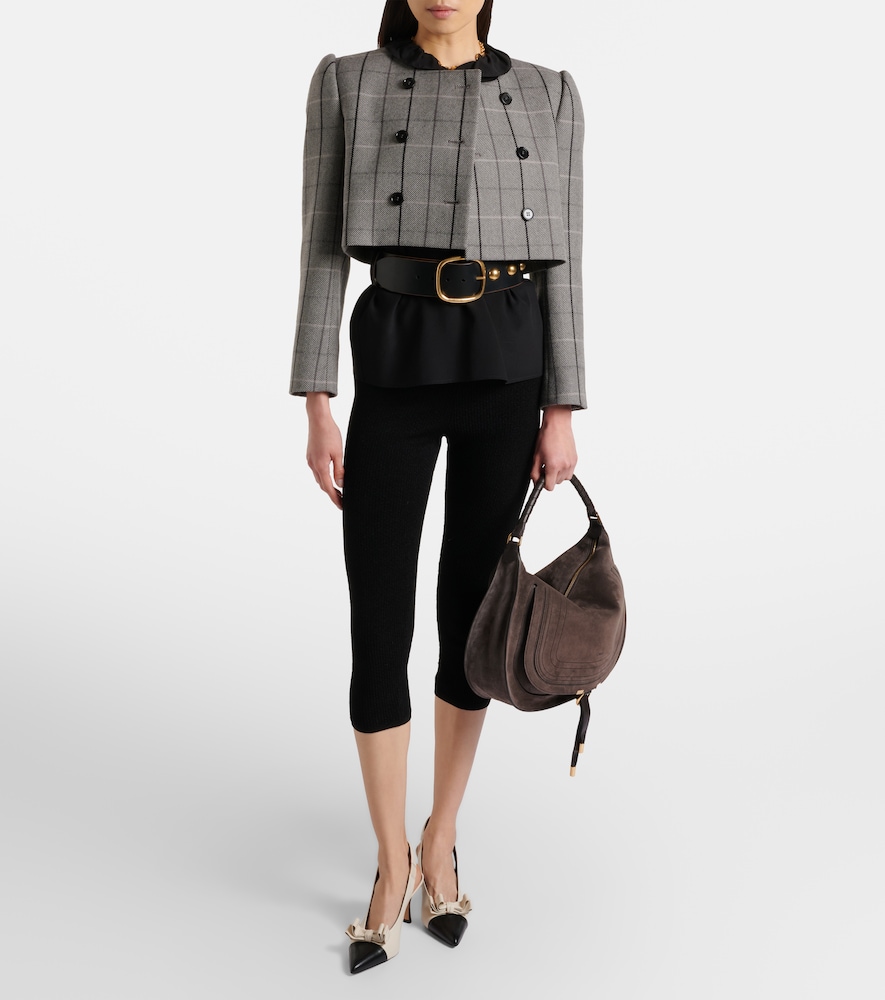  Chloe Chloe Ruffled Silk Crepe De Chine Top 