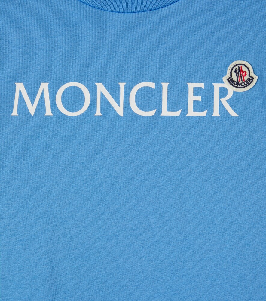  Moncler Enfant Moncler Enfant Logo Cotton Jersey T-shirt 