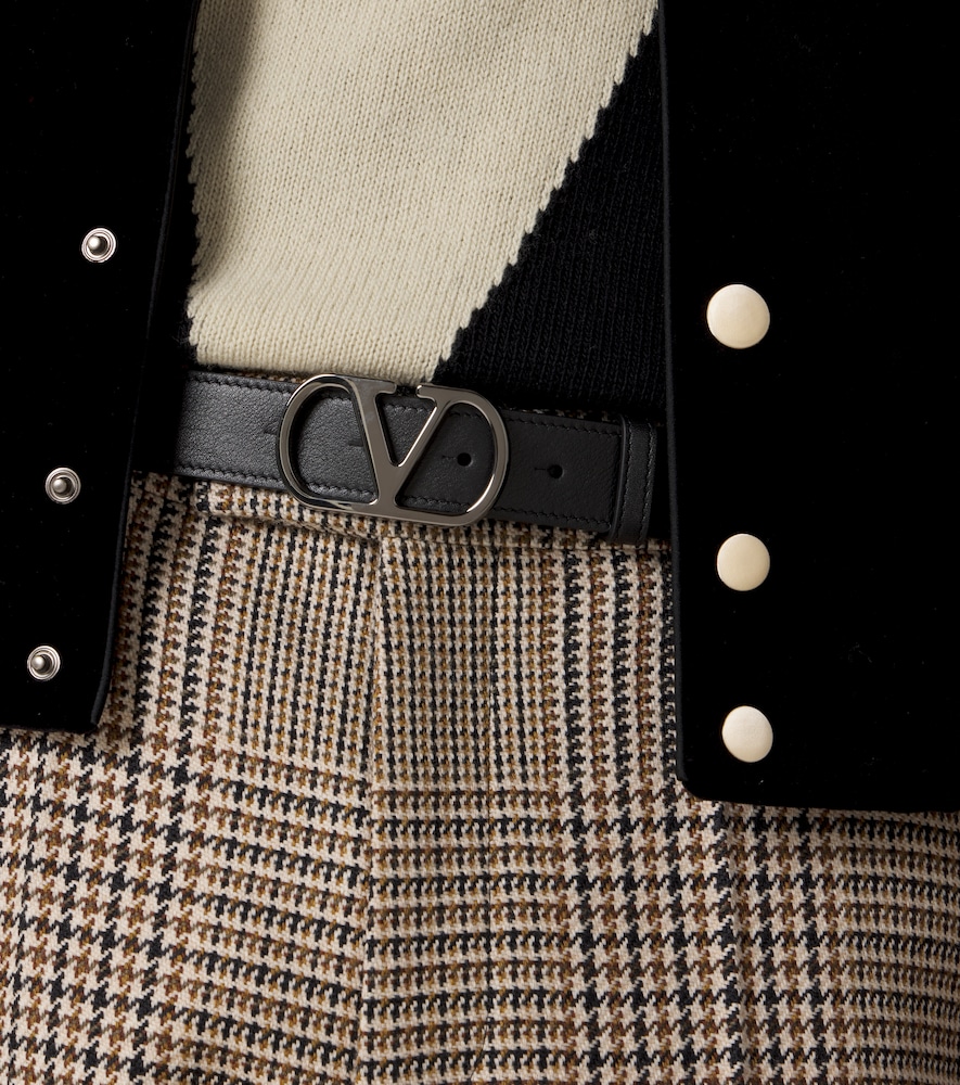  Valentino Garavani Valentino Garavani Gürtel Vlogo Signature Aus Leder 