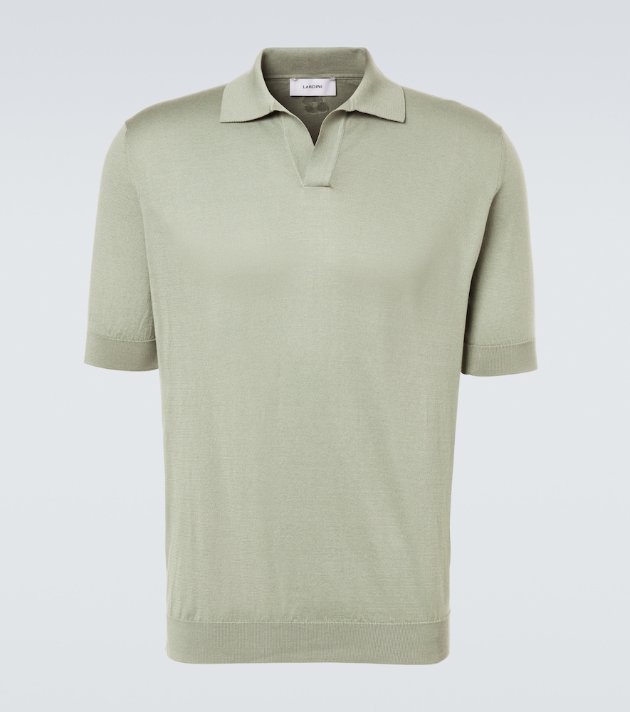 Lardini Cotton piqué polo shirt