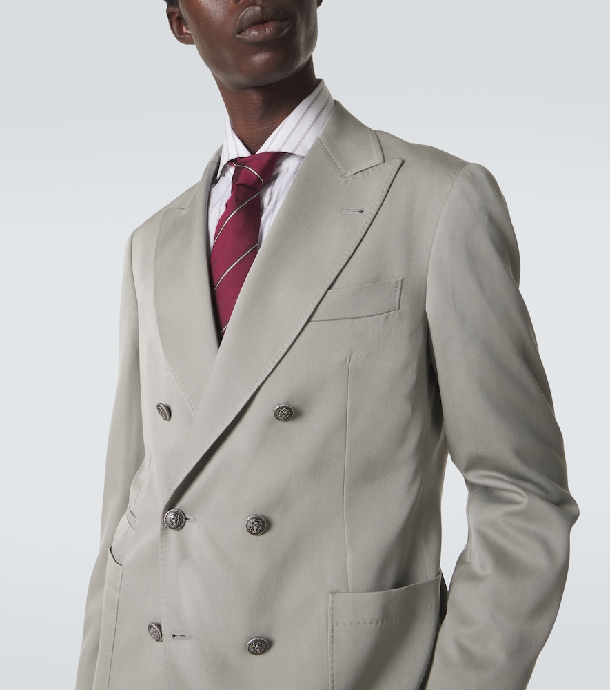  Brunello Cucinelli Brunello Cucinelli Anzugjacke Aus Seide 