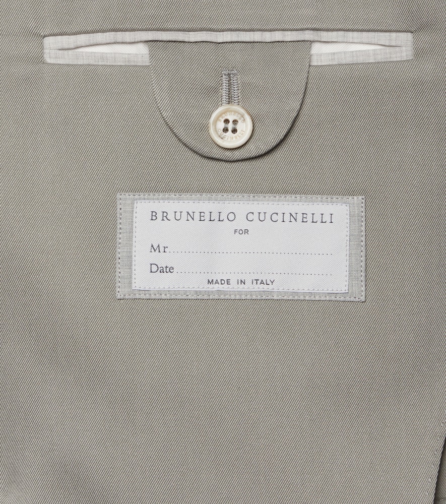  Brunello Cucinelli Brunello Cucinelli Anzugjacke Aus Seide 