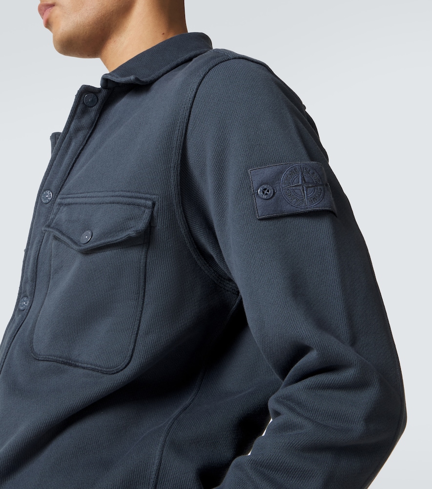  Stone Island Stone Island Hemd Aus Baumwoll-fleece 